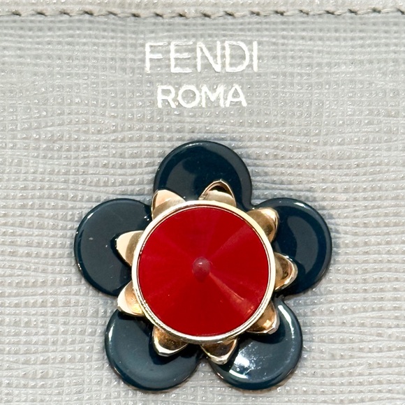 Fendi Flowerland Continental Wallet Rare - Picture 4 of 15